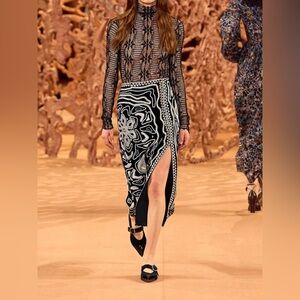 ULLA JOHNSON Amal cotton-blend lace turtleneck top small -never been worn